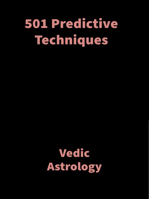 Title details for 501 Predictive Techniques by Saket Shah - Available